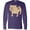 Purple, variant on Inktastic Bulldog Long Sleeve T-Shirt