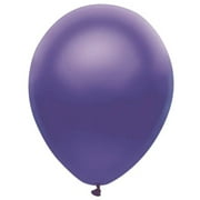 12 Satin Purple Pearlized Latex Balloons (10ct)
