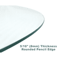 thumbnail image 6 of Mango Steam Round Metro Glass Coffee Table - Chrome, 6 of 7