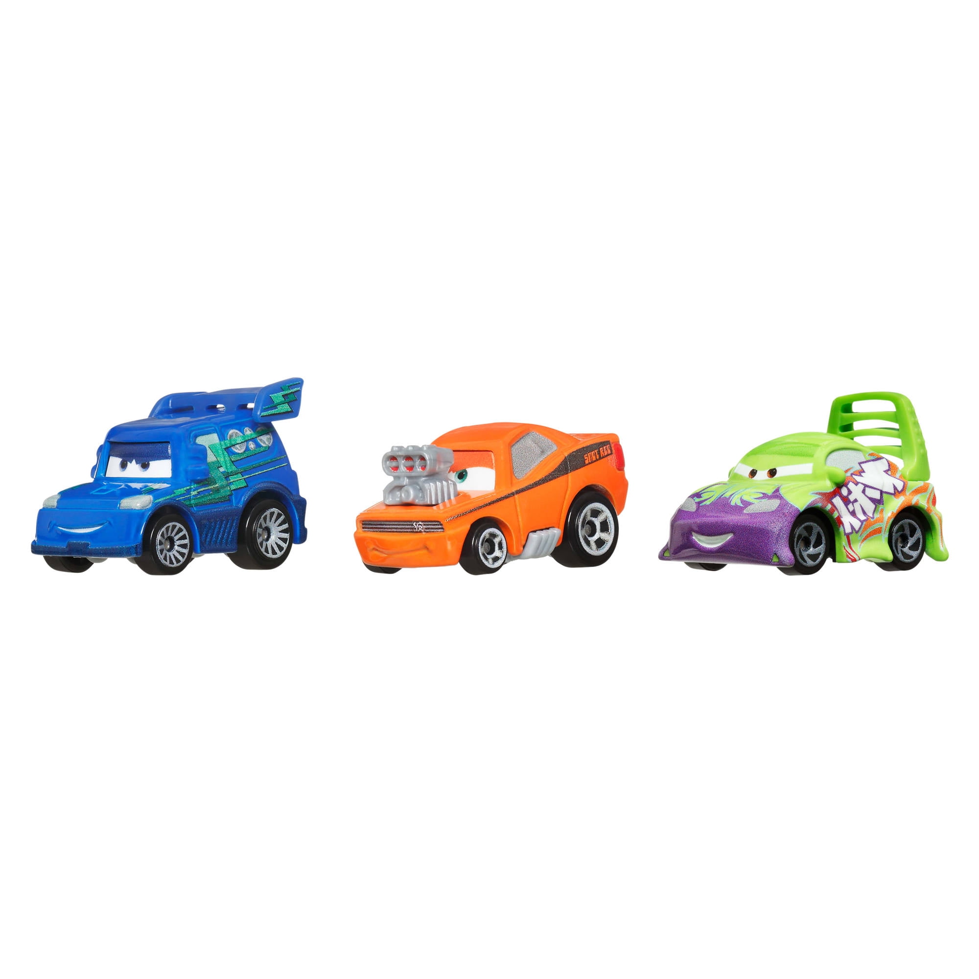 Disney Pixar Cars Mini Racers 3-Pack Set of 3 Die-Cast Toy