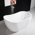 thumbnail image 6 of WOODBRIDGE 54" Freestanding Bathtub Contemporary Soaking Tub BTA1507-C, 6 of 8