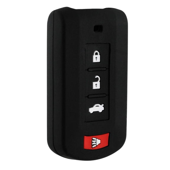 KEYLESSOPTION Key Fob Remote Case for 2008-2020 Mitsubishi Lancer Outlander Silicone Cover Protector Specific Fit 1-Pack