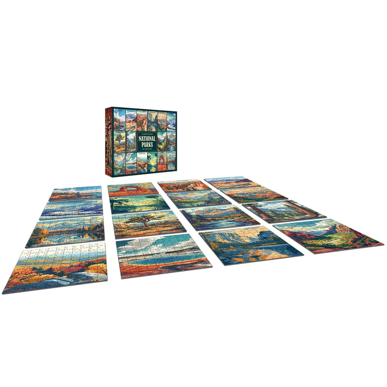 RoseArt National Parks Puzzle Box Set, 16 Puzzles photo 5