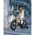 thumbnail image 2 of Vollsch 14 Inch BMX Style Kids Bike for 2-8 Years Old Boys Girls Toddlers Bicycle with Coaster Brake Training Wheels, Sage, 2 of 7