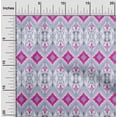 thumbnail image 1 of oneOone Silk Tabby Fabric Geometric Ikat Print Fabric BTY 42 Inch Wide, 1 of 4
