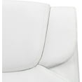 thumbnail image 5 of Lacoo Mid-Back Faux Leather Ergonomic Executive Office Desk Chair, White, 5 of 7