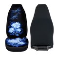 thumbnail image 6 of XYZCANDO Car Seat Covers Dragonfly Rose Design 2 pcs Car Front Seat Covers Easy Install Truck Van SUV Washable Stretchy Auto Seat Covers Set, 6 of 10