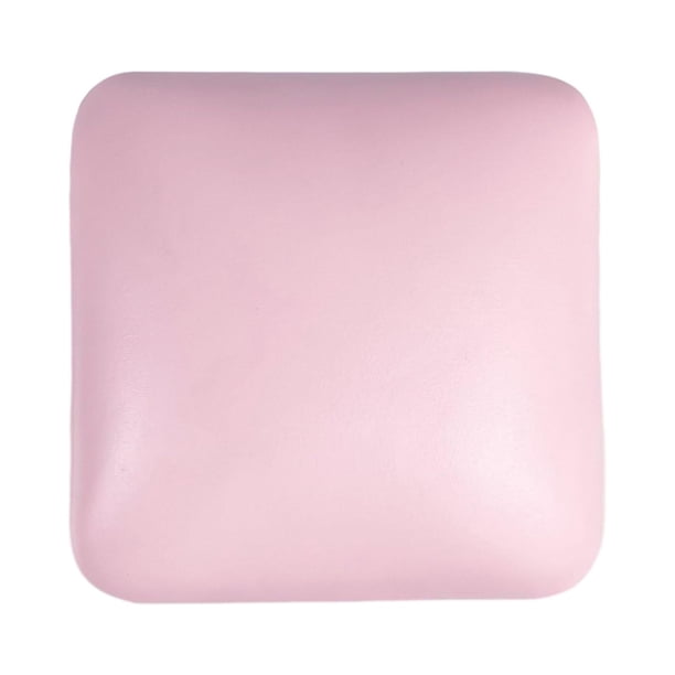 Reposabrazos para uñas, cómodo y fácil de limpiar, mesa de escritorio, estación de suministros para uñas suaves rosa