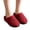 Red, variant on IEMIEMIEM Halloween Slippers for Men Women Fluffy Plush Warm House Slippers with Ghost Spider Web Design Non-Slip Home Spooky Shoes Red 8-9 Wide