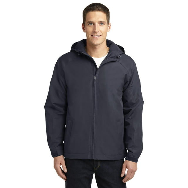 Chaqueta tipo cargador con capucha Port Authority®. J327 Autoridad Portuaria J327