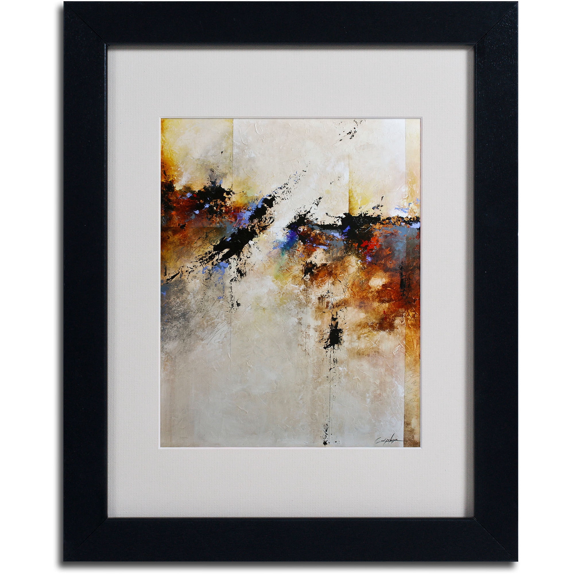 Trademark Fine Art "Fallen Light" by CH Studios, Black Frame