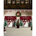 thumbnail image 3 of Garage Door Banner Cover 7 x 16 ft, Merry Christmas Snowman Xmas Tree Black Red Buffalo Plaid Christmas Garage Door Decorations Holiday Christmas Backdrop Decor for Winter New Year Xmas Party, 3 of 6