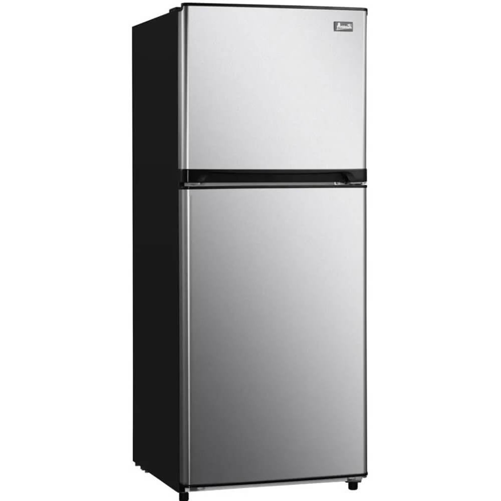 Avanti Frost Free Double Door Refrigerator, Stainless Steel