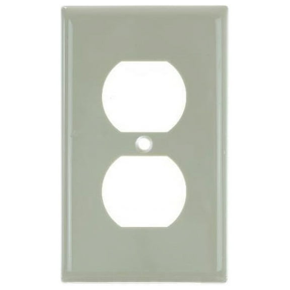 SUNLITE Ivory E211I 1 Gang Duplex Receptacle Plate