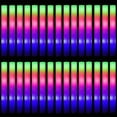 thumbnail image 2 of 100Pcs LED Light Up Foam Sticks with Color Flashing, Glow Party Supplies for Wedding Birthday, Raves, Concert, Camping, New Year, Carnival, Halloween Christmas, Colorful Lights, 2 of 10