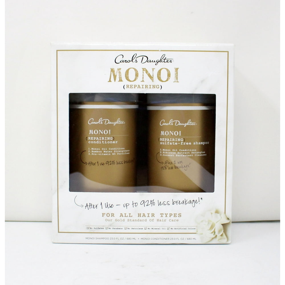 Carol's Daughter Monoi Repairing Shampoo Conditioner Set