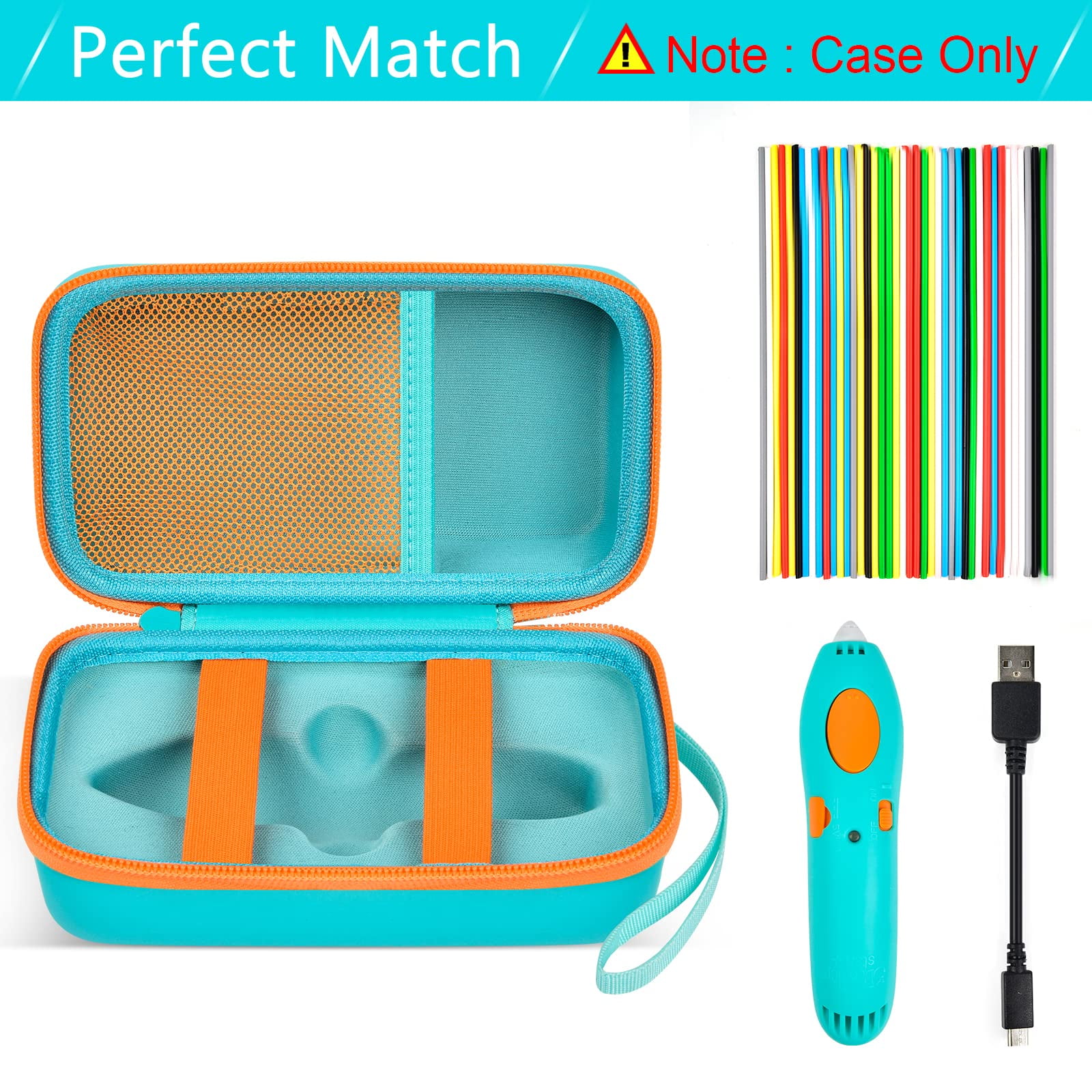 Paiyule Case Compatible with 3Doodler Start+ Essentials (2023) for 3D Pen  Set for Kids (Box Only) Green 