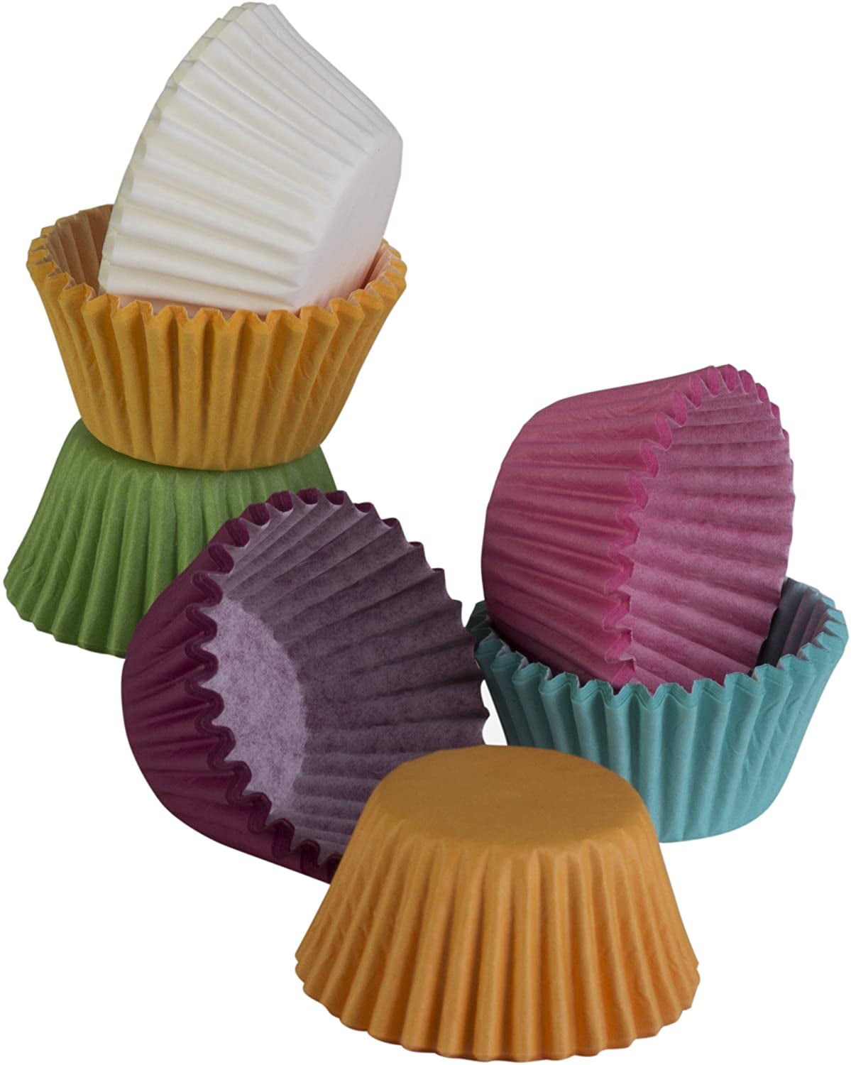 MontoPack Rainbow Paper Baking Cups 300 Pack Muffin Liners  Cupcake Tins -  Walmart.com