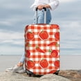 thumbnail image 3 of Lsque Tomatoes And Chili Printed Luggage Cover, Travel Luggage Protector,Scratch and Dirt Resistant, Fits 18-32 Inch Luggage - Small, 3 of 9