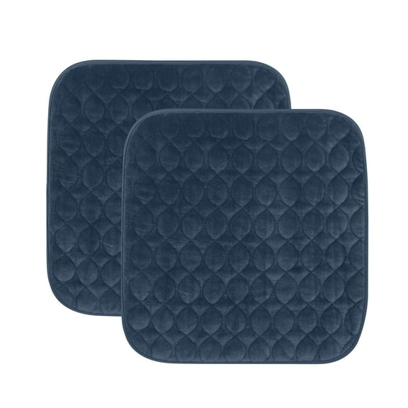 Fresh Ideas Waterproof & Washable Seat Protector 2-Pack with Antimicrobial, Navy