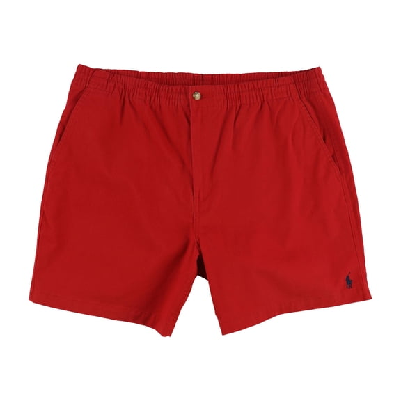 Ralph Lauren Mens 6" Casual Chino Shorts, Red, XX-Large