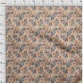 thumbnail image 4 of oneOone Polyester Spandex Peach Fabric Tropical Floral Dress Material Fabric Print Fabric By The Yard 56 Inch Wide, 4 of 4