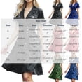 thumbnail image 3 of Dolkfu Collared Women'S Clothing Mid-Length Western Style Short Sleeve Black Shirt Dress Regular Modern Waist Cinched Patchwork Denim Dresses Black,L, 3 of 6