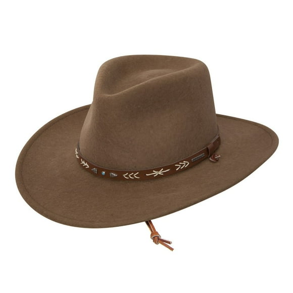 Stetson Men's Santa Fe Crushable Wool Hat - 7 7/8 - Driftwood