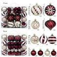 thumbnail image 7 of Velvet Ornaments for Christmas Tree - 48Pcs Christmas Ball Ornaments Christmas Tree Decoration Holiday Multiple Styles Ornaments for Christmas Trees Party Ball Decoration Christmas Decorations, 7 of 7