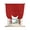 Red, variant on Red Burlap Texture Tie Up Curtains for Windows 54 Inch Length Balloon Curtains Kitchen Adjustable Balloon Window Shade Farmhouse Vintage Red Tie Up Valance Bathroom Curtain Window 42"x54"