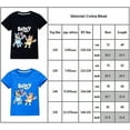 thumbnail image 2 of 5-12 Ans Enfants Bingo Bluey T-Shirt Dessin Animé Fans de Bluey Garçons Filles Été Décontracté Manches Courtes T-Shirt Imprimé Hauts Anniversaire Cadeau de Noël, 2 of 2