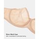 thumbnail image 3 of Sostén DELMIRA 36DD Sin Tirantes de Malla Transparente con Aros Beige, 3 of 6
