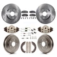 thumbnail image 1 of Transit Auto Front Rear Disc Brake Rotors Semi-Metallic Pads and Drum Kit (9Pc) for Car 2011 Honda Civic GX K8F-102465, 1 of 11