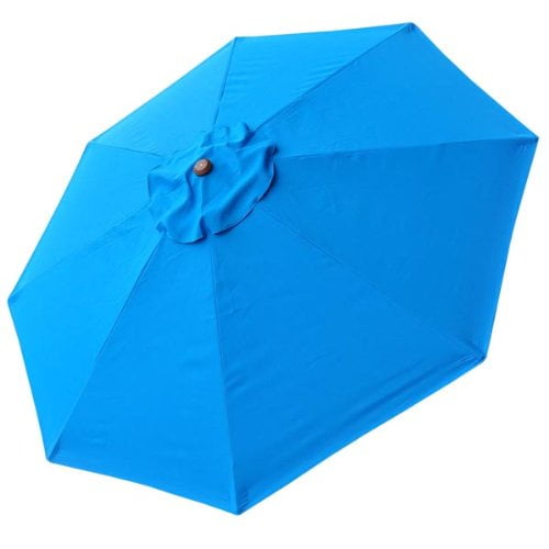 8 Ft Patio Umbrella Replacement Sunshade Canopy Outdoor Top Blue 8foot