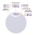 thumbnail image 2 of Lámpara de techo recargable 120LED 300 LM Sensor de luz Lámpara colgante Sala de estar Dormitorio C Meterk Lámpara de techo, 2 of 7