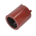 thumbnail image 4 of Brasero portátil sin humo, de mesa, con soporte, de hierro, para camping, patio, color cobre rojo, 4 of 14