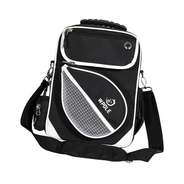 Guardoinrt Table Tennis Racket Handbag Pouch for Ping Pong Bag Paddle for Athlete Gym Black Black 24x10x33cm