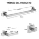 thumbnail image 3 of Juego de accesorios de baño de 4 piezas,Juego de accesorios de baño ,60cm(plateado), 3 of 9