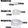 thumbnail image 2 of Universal 9pcs Acrylic Clear Display Stand Mini Stand Football Stand Display Stand for Crystal Ball Quartz Glass Stone, 2 of 5