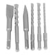 thumbnail image 1 of Kit De Cinceles Para Brocas, Resistente Al Desgaste, Mantenimiento Fresco, Juego De Brocas De Alta Dureza, 6 Piezas Para Hormigón Para Piedra, 1 of 7