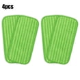 thumbnail image 1 of Allume 4Pcs Mops Reusable Floor Mop Pads, Machine Washable, 12-inch Microfiber Mop Refills - Compatible with Swiffer Wet Jet - Household Cleaning Tools Green, 1 of 12