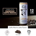 thumbnail image 3 of Stella Blue Espresso Caffe Mocha Cans, Ready-to-Drink Coffee Energy Beverage, 100% Colombian Coffee, 190mg Natural Caffeine, Gluten Free & Good Source of Protein, 11oz Can, 12 Pack, 3 of 7