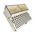 thumbnail image 3 of LOVIVER Leather Craft Tool Holder Accessories Shelf Wooden Leather Tools Storage Box, 3 of 8