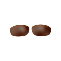 Walleva Brown Polarized Replacement Lenses for Ray-Ban RB4089 Balorama 62mm Sunglasses