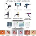 thumbnail image 4 of Soporte ajustable para secador de pelo, soporte para secador de pelo con rotación de 360 ​​grados con brazo posicionable y ventosa, soporte para secador de pelo manos libres, 4 of 4