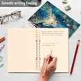 thumbnail image 5 of Wirebound Notebook Hardcover Spiral Notebooks Beautiful Glowing Deer, 60 Pages, 80 GSM, 5.7 x 8.3in, 5 of 7