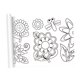 thumbnail image 1 of Rollo de papel artístico BLESIY Fiori flor 30x300cm juguete educativo papel de carteles para colorear DIY, 1 of 8