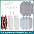 thumbnail image 2 of Compatible For Xiaomi Robot Vacuum S10 S12 B106GL Replacement Spare Parts Accessories Main Side Brush Hepa Filter Mop Cloth, 2 of 5