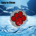 thumbnail image 6 of Car Saucer Dog Paw Print Cup Mat, Non-Slip, Heat Insulation, Universal Fit, Decorative and Functional Interior Accessory for Vehicle, 6 of 9