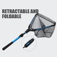 thumbnail image 4 of Folding Fishing Net Anti-slip Telescopic Aluminum Handle Fine Mesh Professional Angling Triangle Retractable Fish Landing Net Catcher Fishing Supplies, 4 of 6